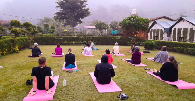 Yoga at Camp Brook