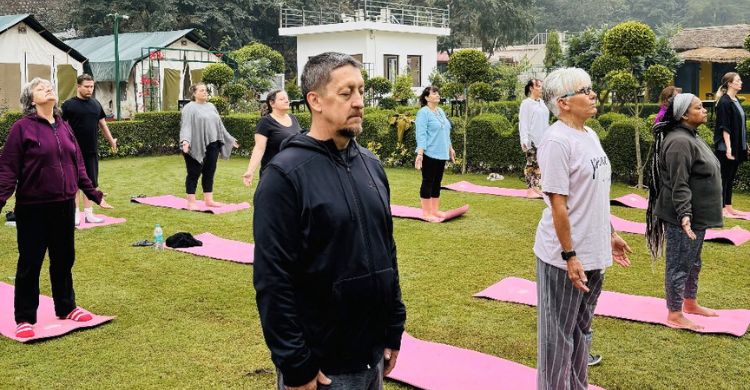 Yoga at Camp Brook